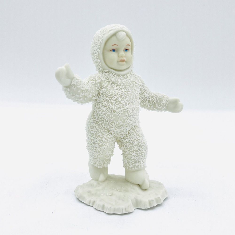 Dept. 56 Snowbabies Ice Skating Angel Figurine. Winter Tales Collectible VTG
